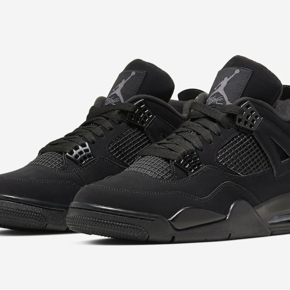 Black Cat Air Jordan Sneakers